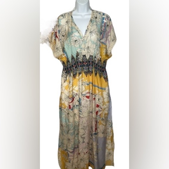 Johnny Was Dresses & Skirts - Johnny Was Silk Floral Maxi Size Medium